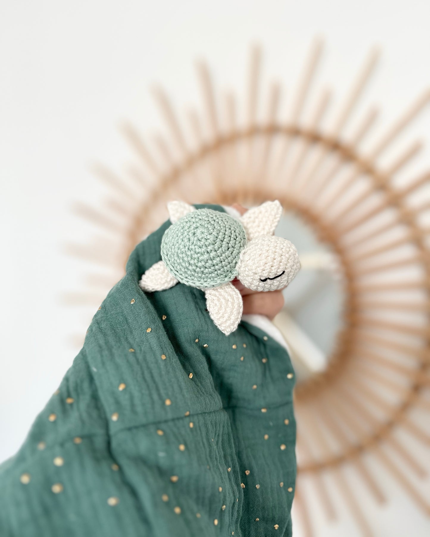 Doudou tortue personnalisable