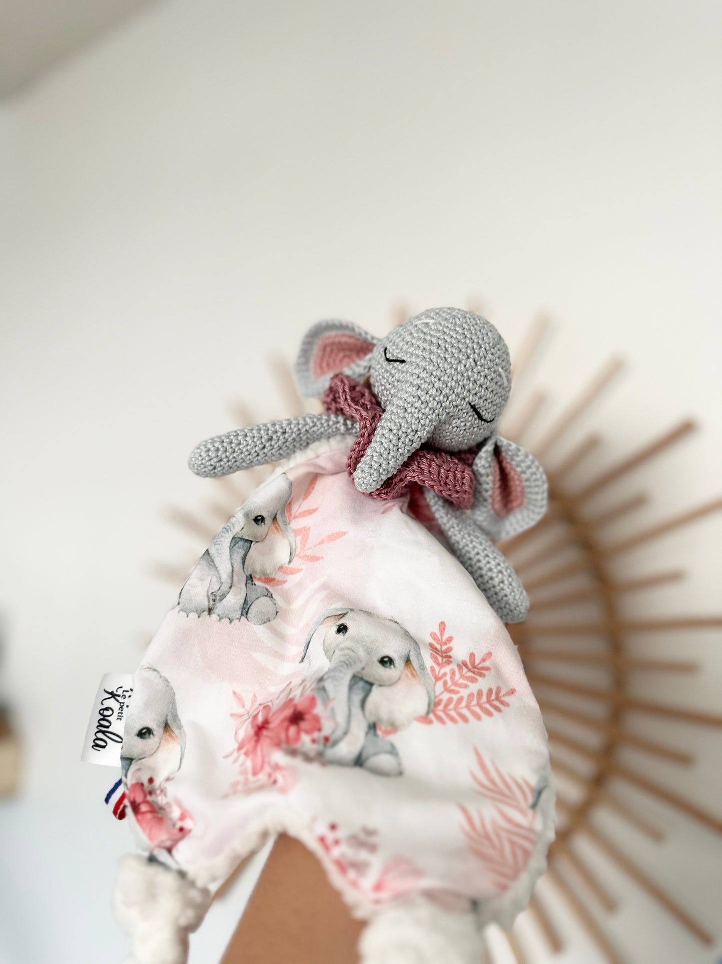 Doudou Eléphant personnalisable