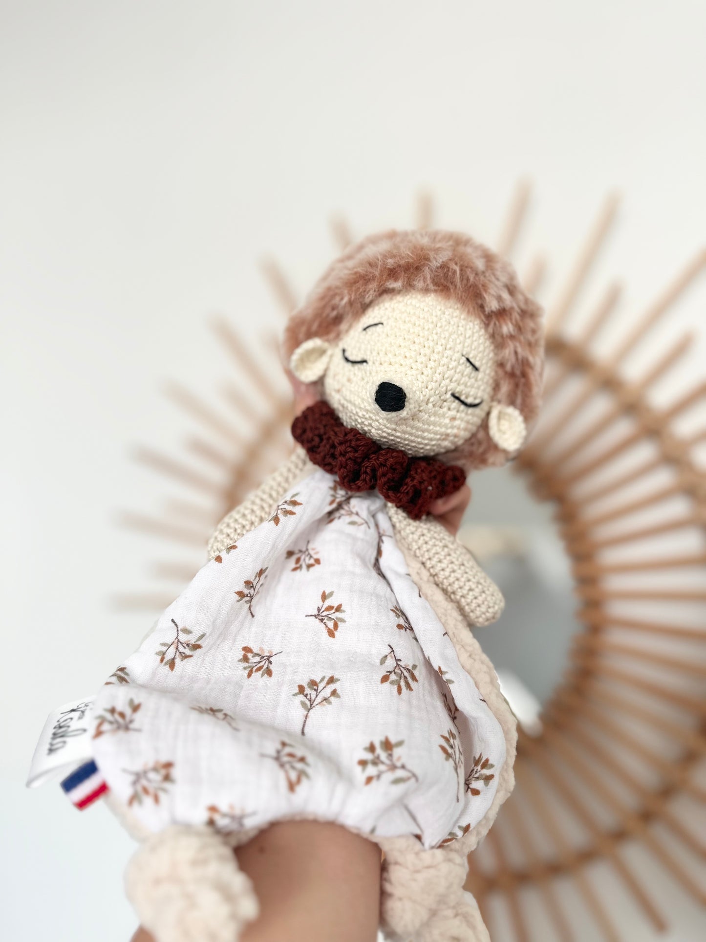 Doudou hérisson personnalisable