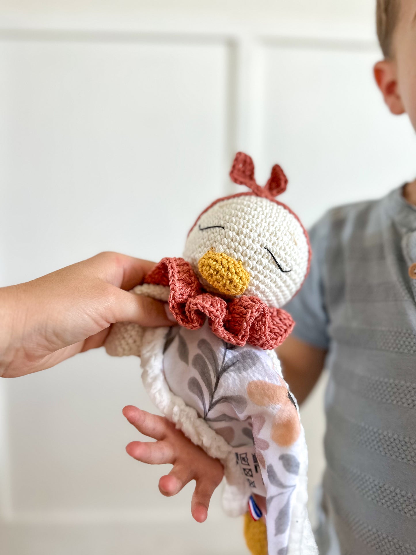 Doudou canard personnalisable
