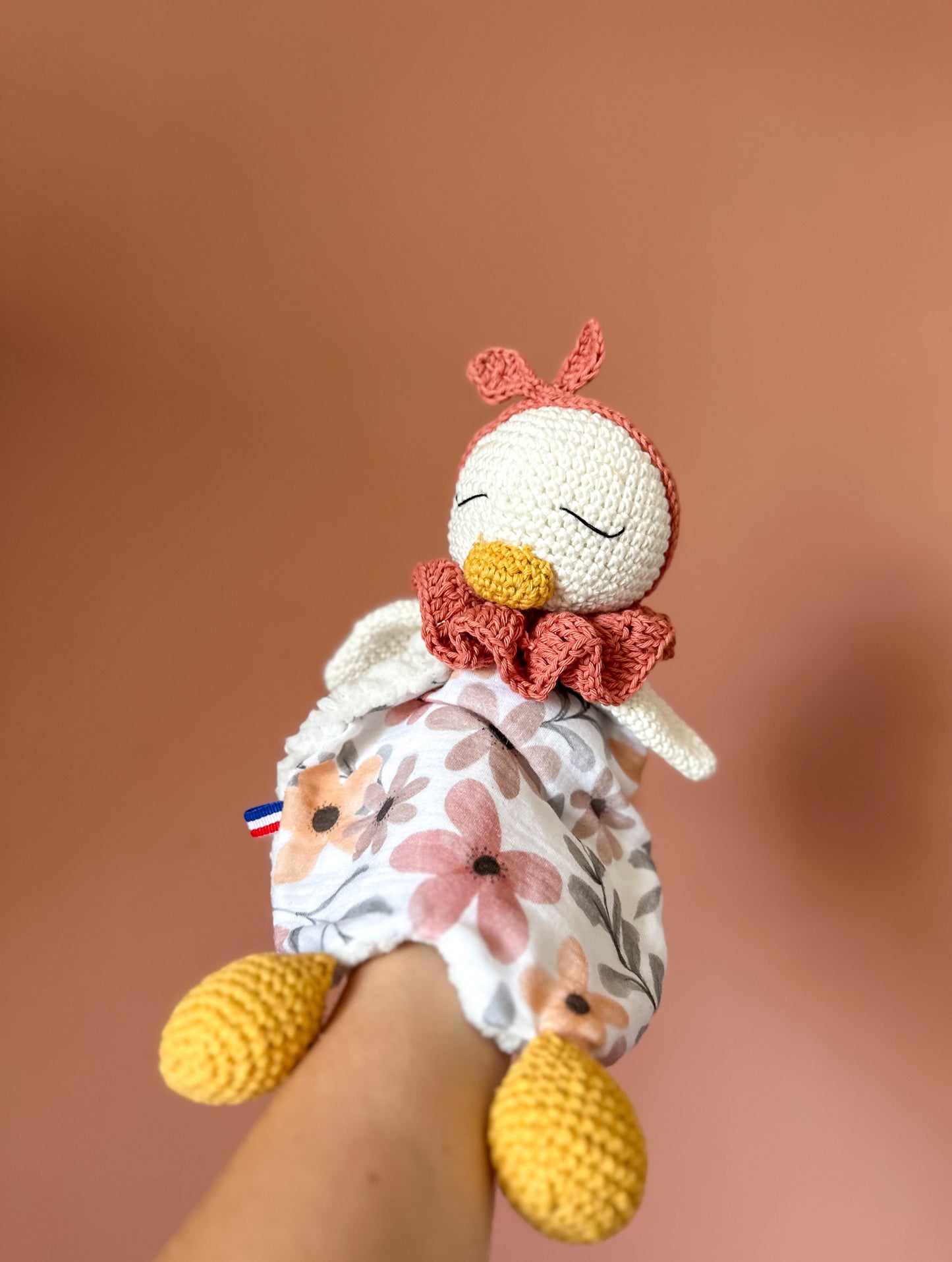 Doudou canard personnalisable